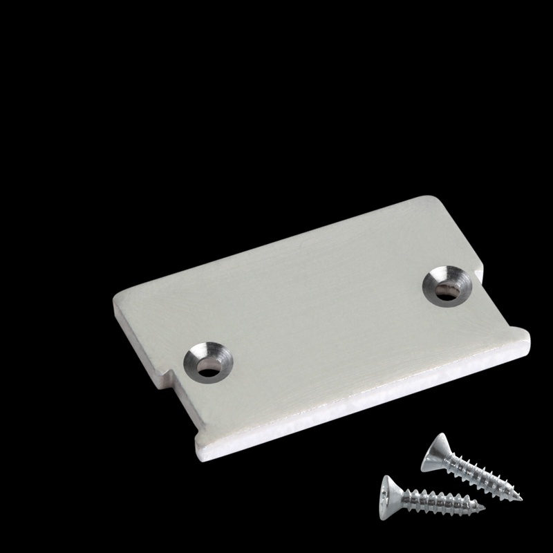 Ändstycke Flat M-Line Low Svart - PROLED | Bellalite