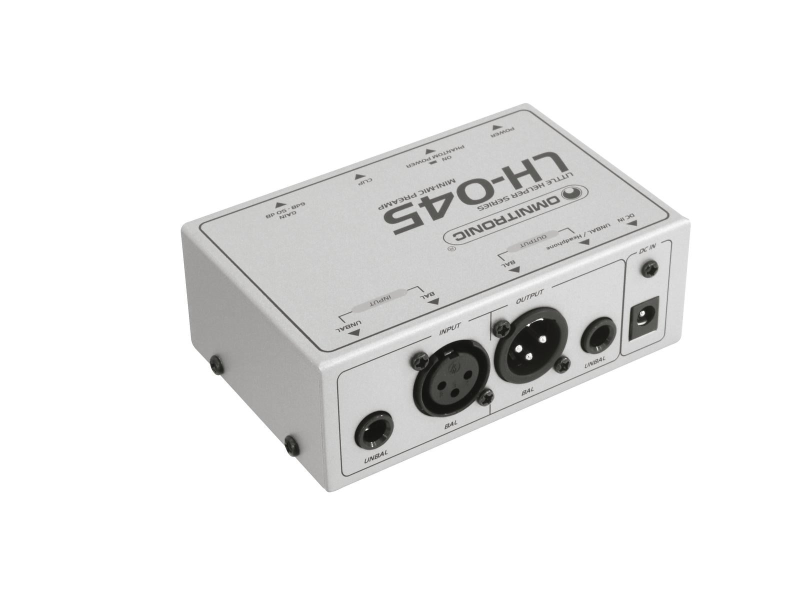 Little Helper LH-045 Microphone Preamplifier   - Omnitronic | Bellalite