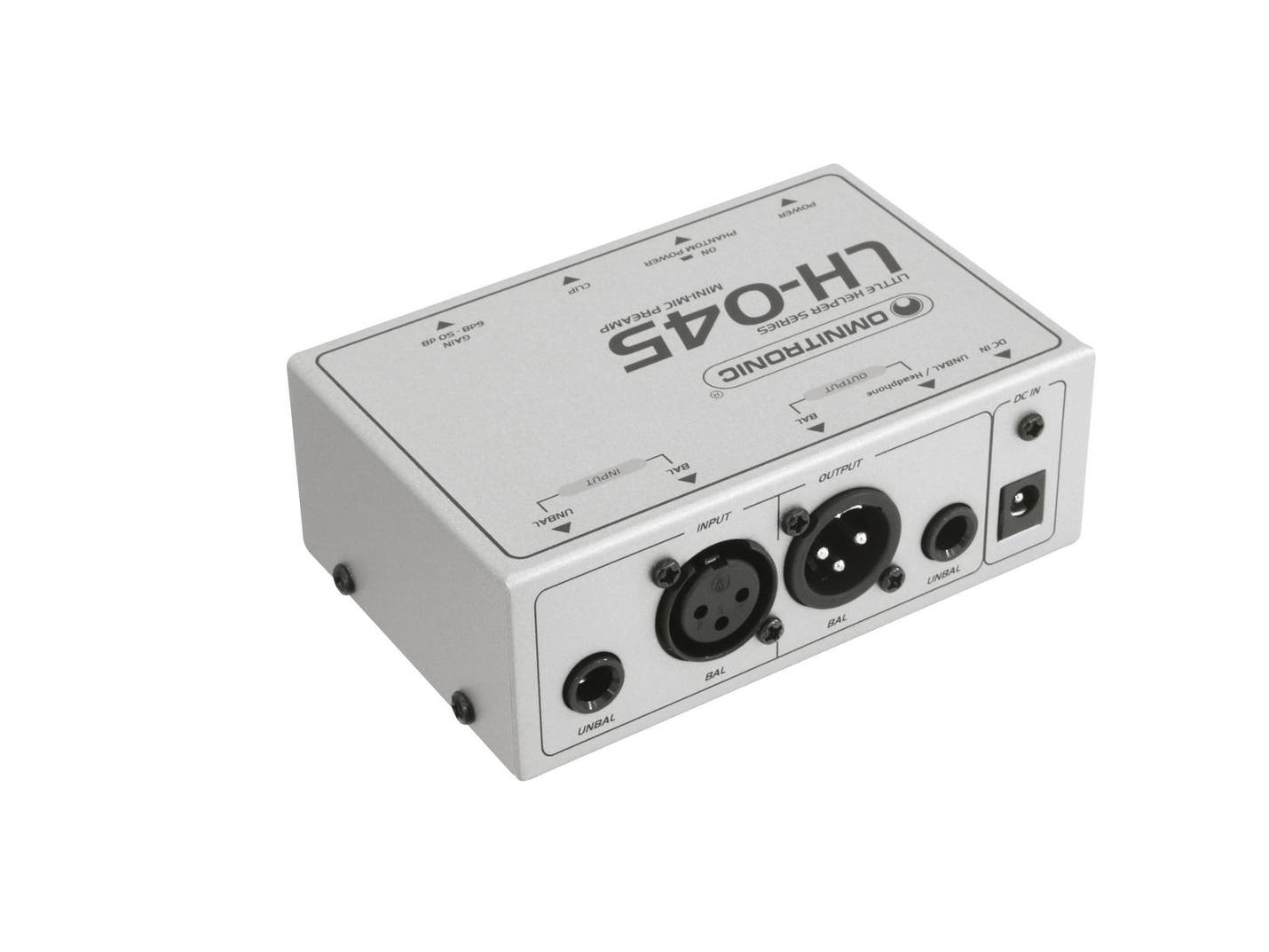 Little Helper LH-045 Microphone Preamplifier - Omnitronic | Bellalite Little Helper LH-045 Microphone Preamplifier - Omnitronic | Bellalite