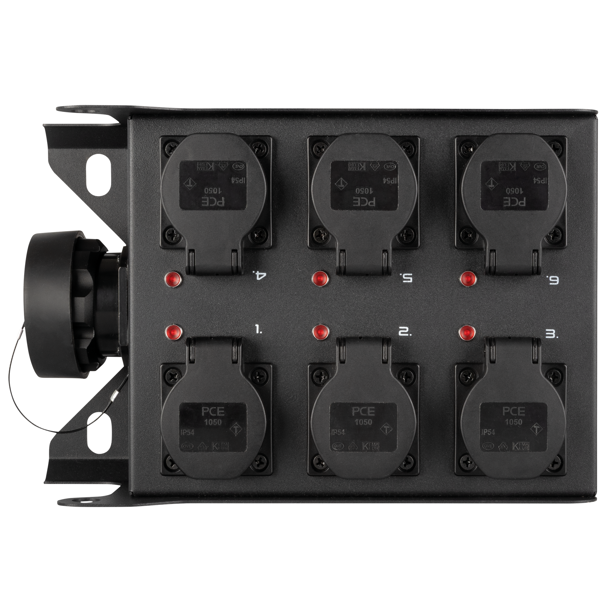 PowerCore 1s.6s 19-Pin Socapex IN / 6x Schuko UT - Showgear | Bellalite