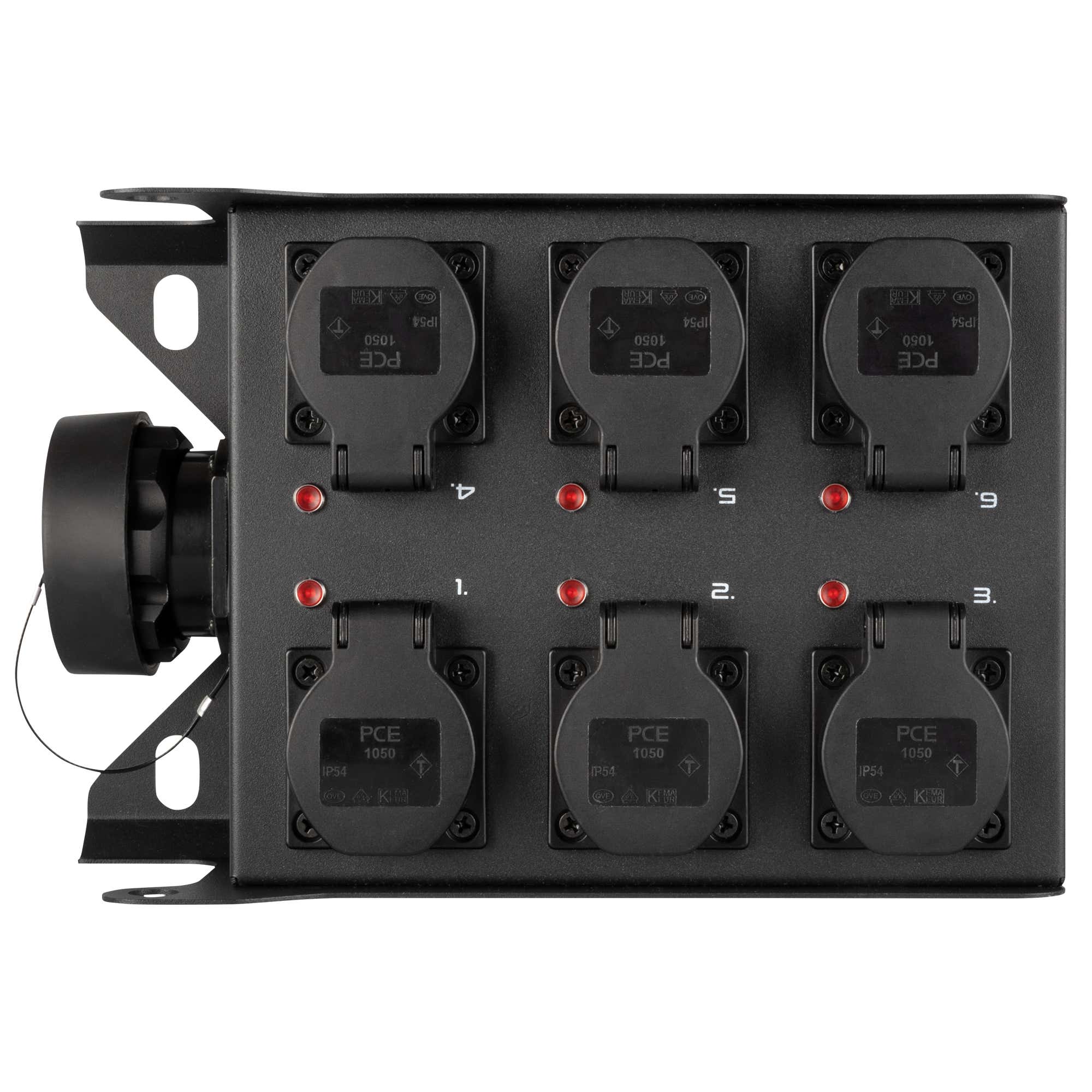 PowerCore 1s.6s 19-Pin Socapex IN / 6x Schuko UT - Showgear | Bellalite PowerCore 1s.6s 19-Pin Socapex IN / 6x Schuko UT - Showgear | Bellalite