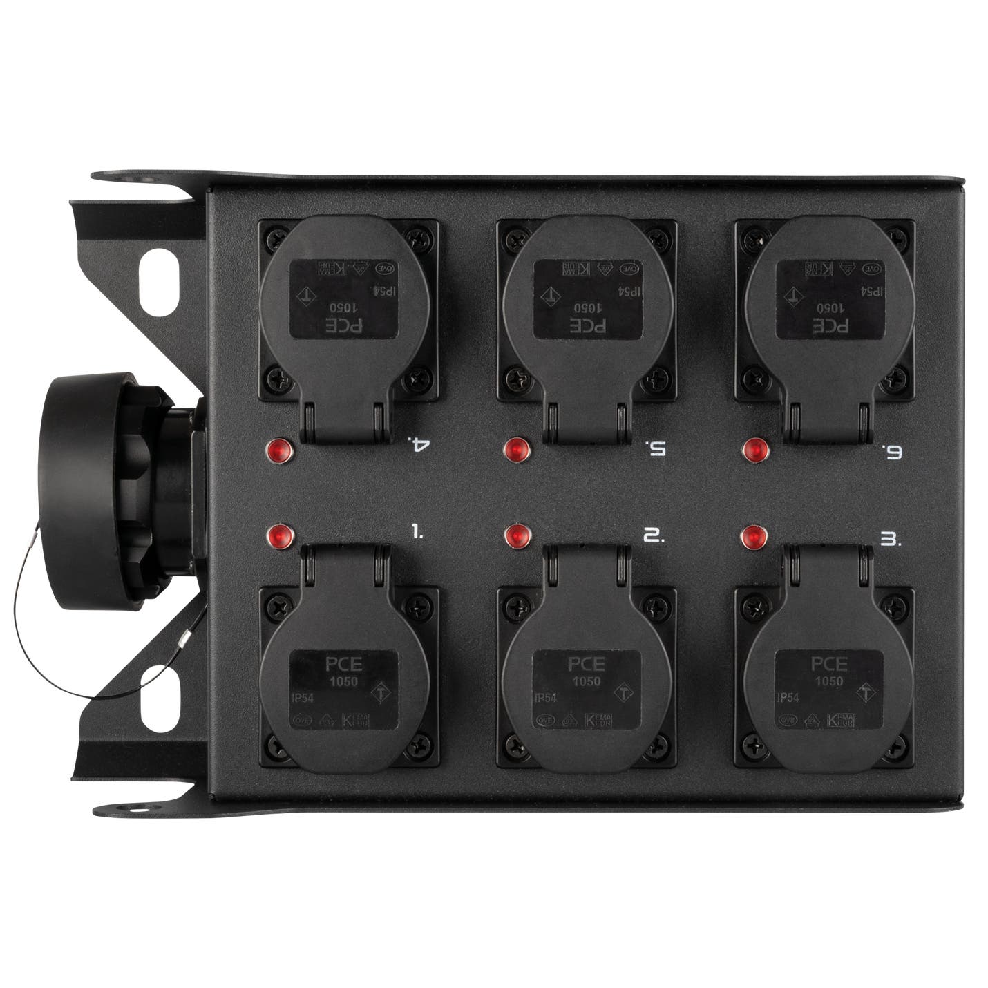 PowerCore 1s.6s 19-Pin Socapex IN / 6x Schuko UT - Showgear | Bellalite PowerCore 1s.6s 19-Pin Socapex IN / 6x Schuko UT - Showgear | Bellalite