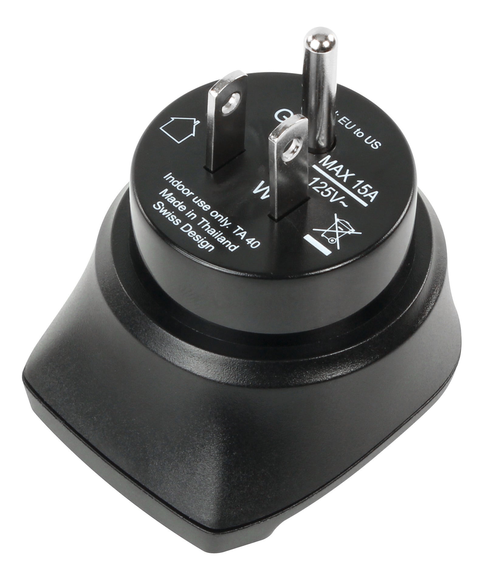 Reseadapter EU to US 15A USA, Kanada, Mexiko m.fl - Ansmann | Bellalite