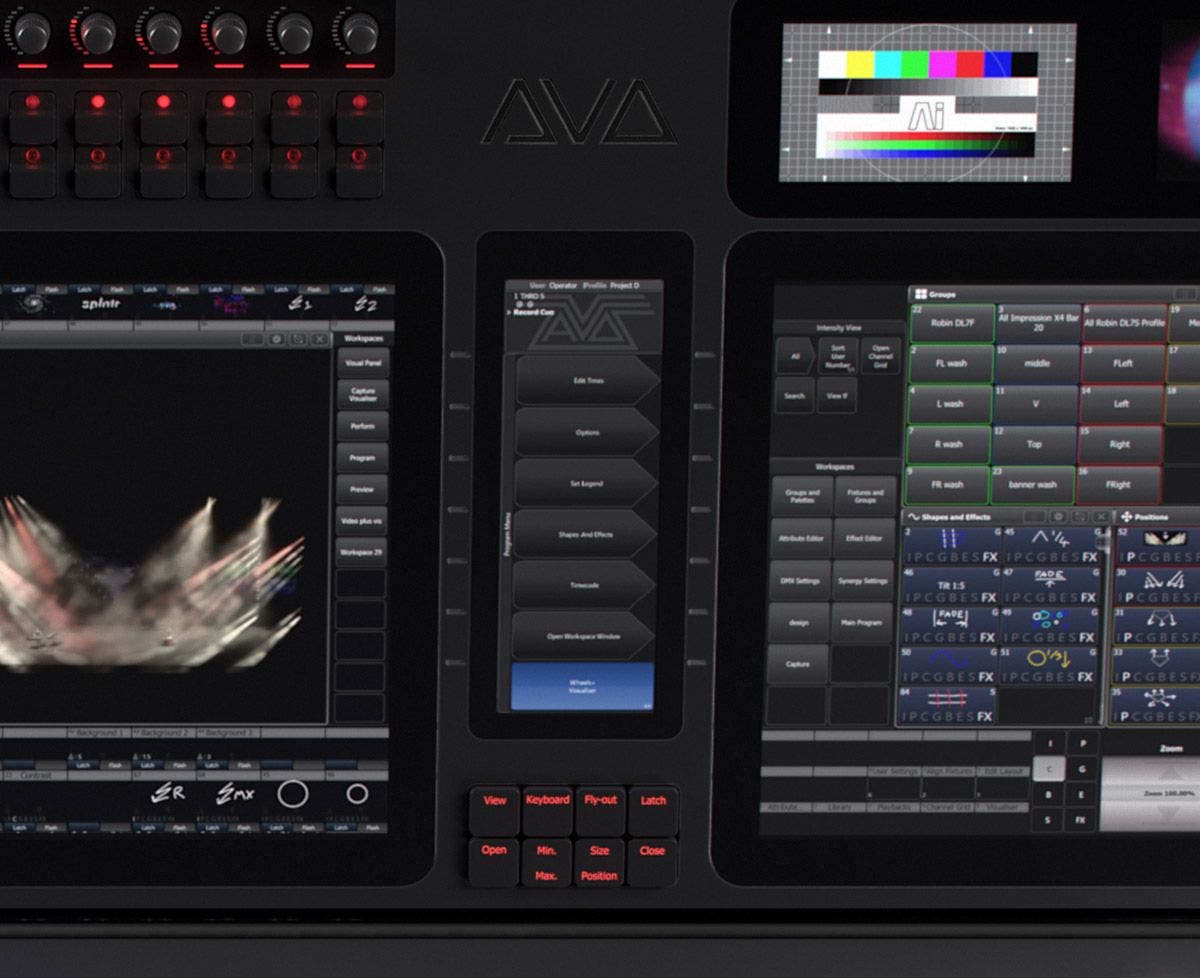 Avolites Diamond 9 D9-330 3 Screen, Visual Canvas Controller - Avolites | Bellalite Avolites Diamond 9 D9-330 3 Screen, Visual Canvas Controller - Avolites | Bellalite
