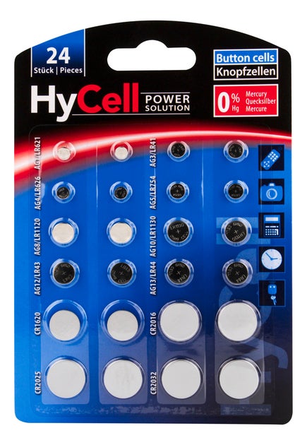 Alkaline / Lithium Knappcellssortiment 24st - Ansmann | Bellalite Alkaline / Lithium Knappcellssortiment 24st - Ansmann | Bellalite
