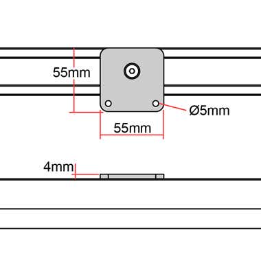 Doughty Rail - Corner Ceiling Bracket - Doughty | Bellalite Doughty Rail - Corner Ceiling Bracket - Doughty | Bellalite