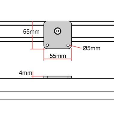 Doughty Rail - Corner Ceiling Bracket - Doughty | Bellalite Doughty Rail - Corner Ceiling Bracket - Doughty | Bellalite