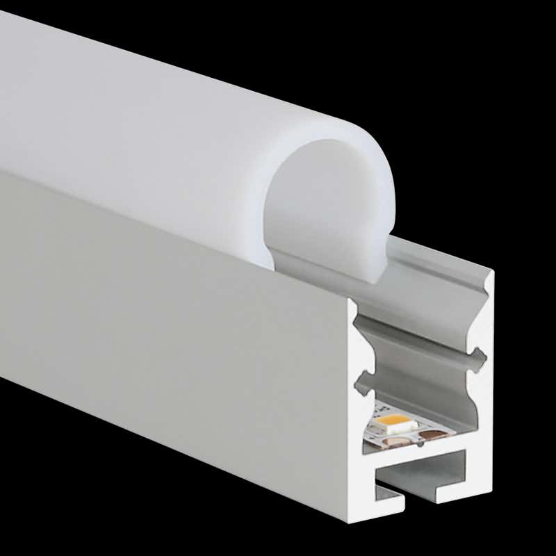 Aluminiumprofil S-Line Standard 24, per meter Alu - PROLED | Bellalite Aluminiumprofil S-Line Standard 24, per meter Alu - PROLED | Bellalite