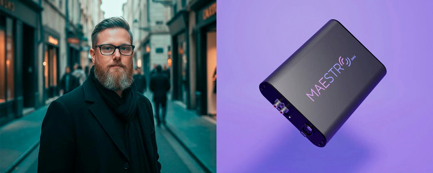 Justin Love är vd och grundare på Limbic Media och personen bakom den intelligenta AI-tekniken i MaestroDMX.