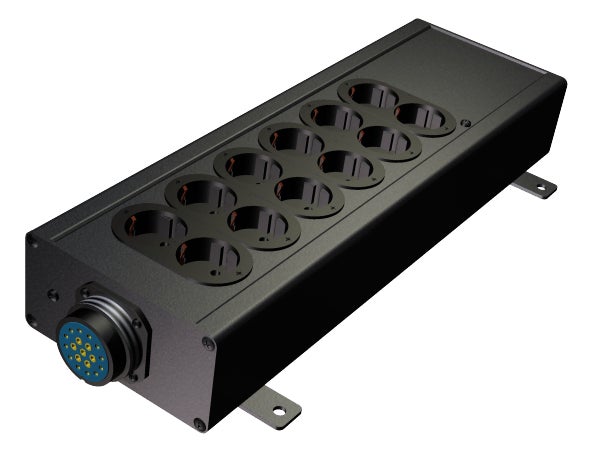 Uttagsbox Hexi Plint/Schuko/Socapex - HEXI | Bellalite Uttagsbox Hexi Plint/Schuko/Socapex - HEXI | Bellalite