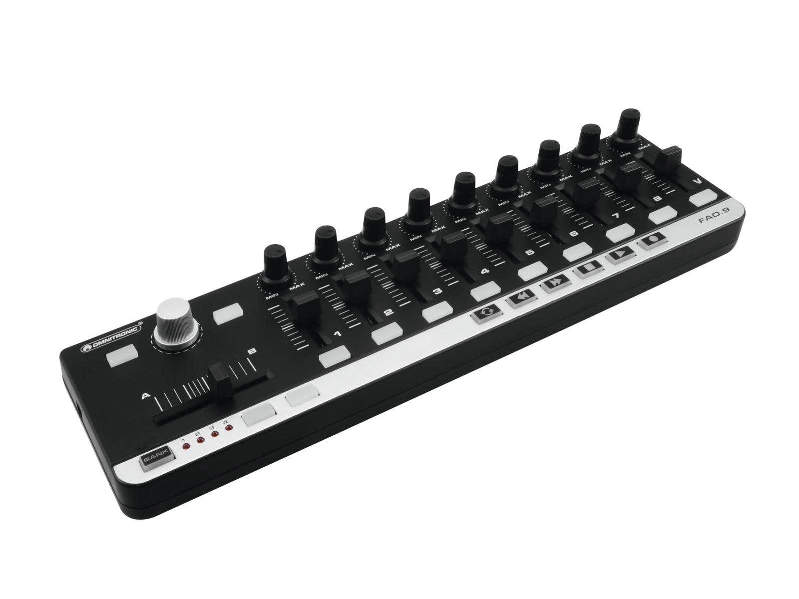 FAD-9 MIDI Controller 9 faders - Omnitronic | Bellalite FAD-9 MIDI Controller 9 faders - Omnitronic | Bellalite