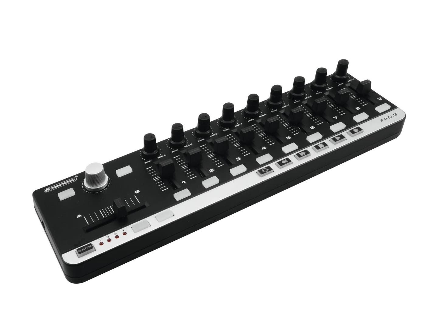 FAD-9 MIDI Controller 9 faders - Omnitronic | Bellalite FAD-9 MIDI Controller 9 faders - Omnitronic | Bellalite