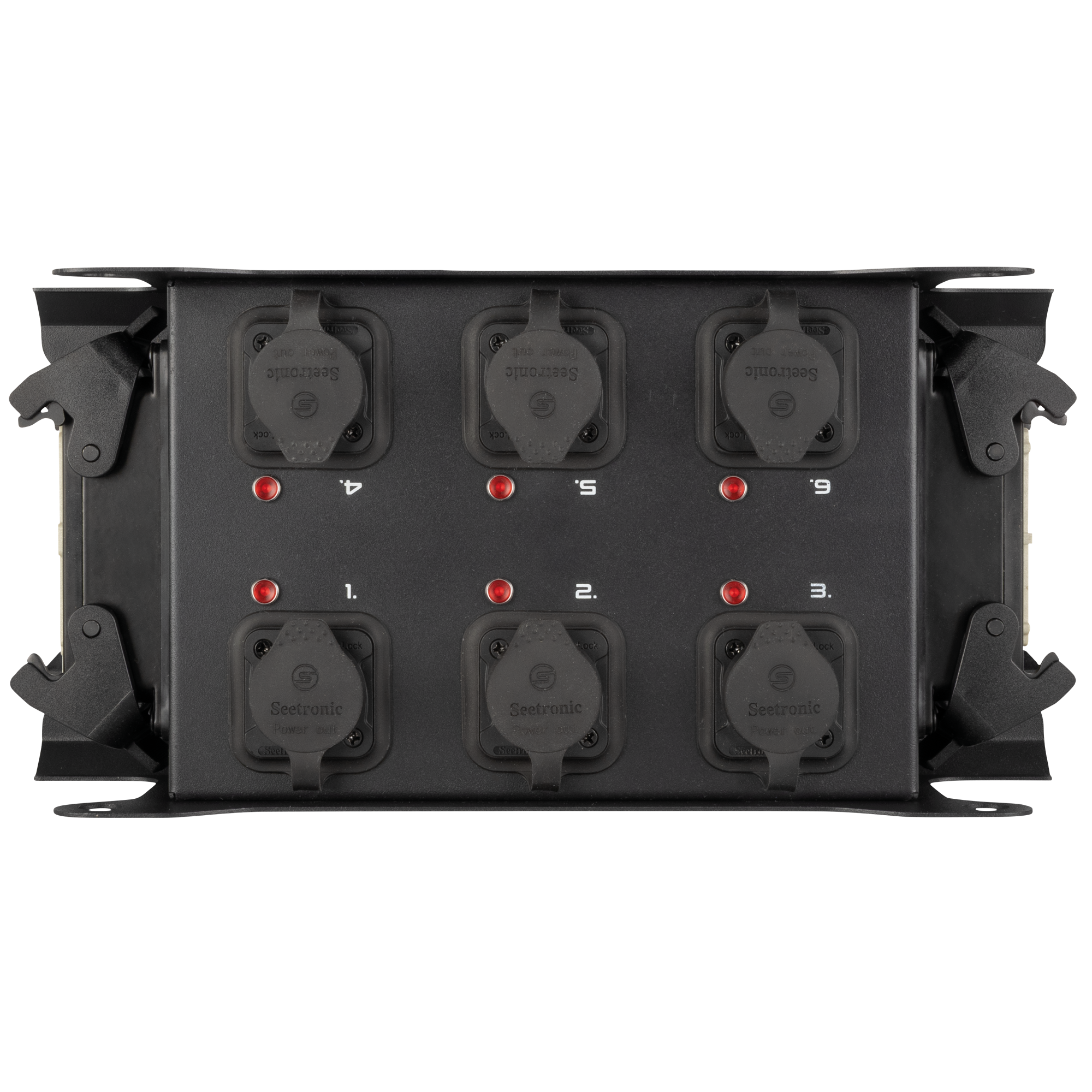 PowerCore 2m.6p 16-Pin Harting IN / 16-Pin Harting + 6x Power Pro  - Showgear | Bellalite