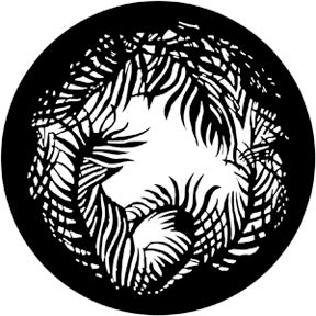 Jungle Vignette Metallgobo, B-Size (86mm) - Rosco | Bellalite