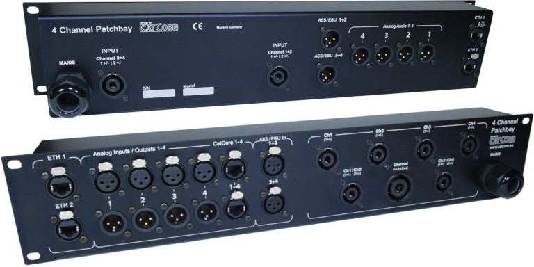 CatCore X4 Patchbay XLR/Speakon/Network/AES/EBU - CatCore | Bellalite