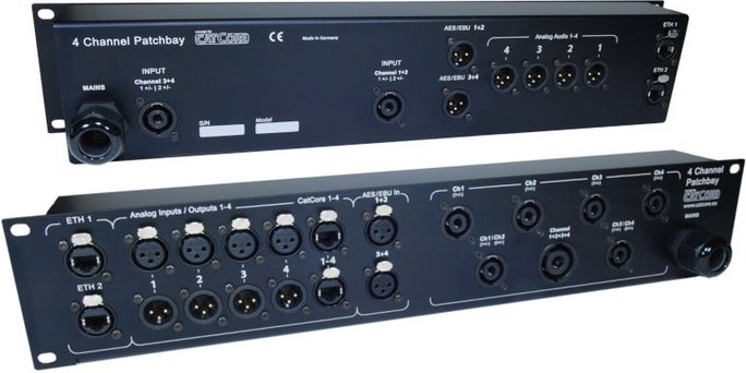 CatCore X4 Patchbay XLR/Speakon/Network/AES/EBU - CatCore | Bellalite CatCore X4 Patchbay XLR/Speakon/Network/AES/EBU - CatCore | Bellalite