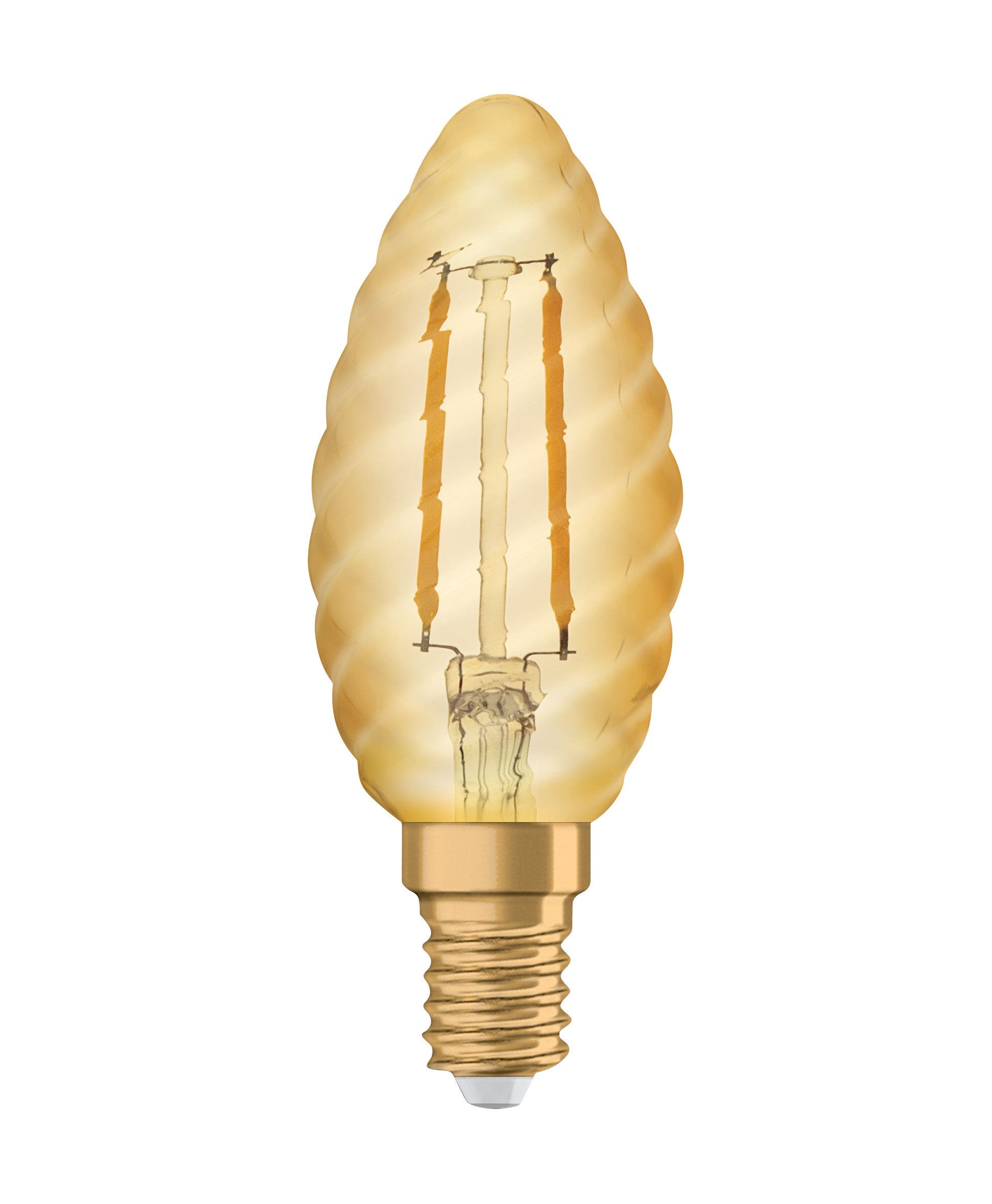 Vintage 1906 LED Kron Guld 2400K 2,5W/824 E14 - Ledvance | Bellalite