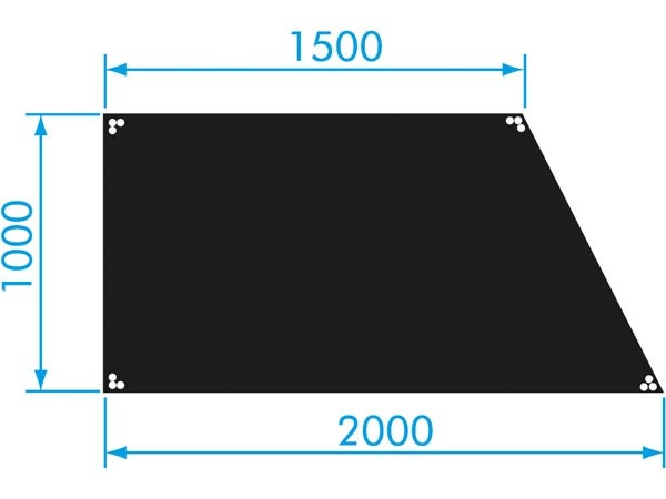 StageDex Basicline 200x100x150cm Höger - Prolyte | Bellalite