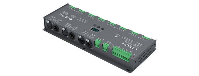 24CH DMX CV LED Dimmer 12-24V DC OLED - LTECH | Bellalite 24CH DMX CV LED Dimmer 12-24V DC OLED - LTECH | Bellalite