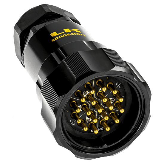 LKS 19-Pin Socapex Style Kabelhane - LK Connectors | Bellalite