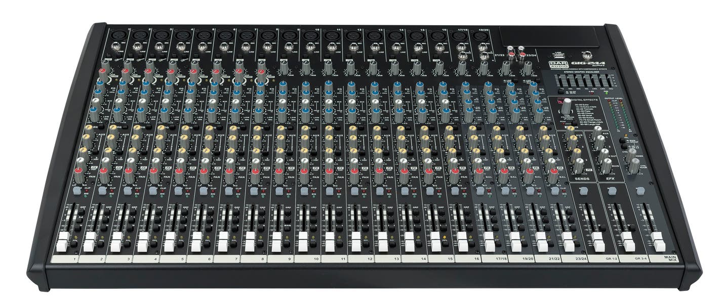 Ljudmixer DAP GIG-244CFX 24 Channel Mixer with dynamics and DSP - DAP | Bellalite Ljudmixer DAP GIG-244CFX 24 Channel Mixer with dynamics and DSP - DAP | Bellalite