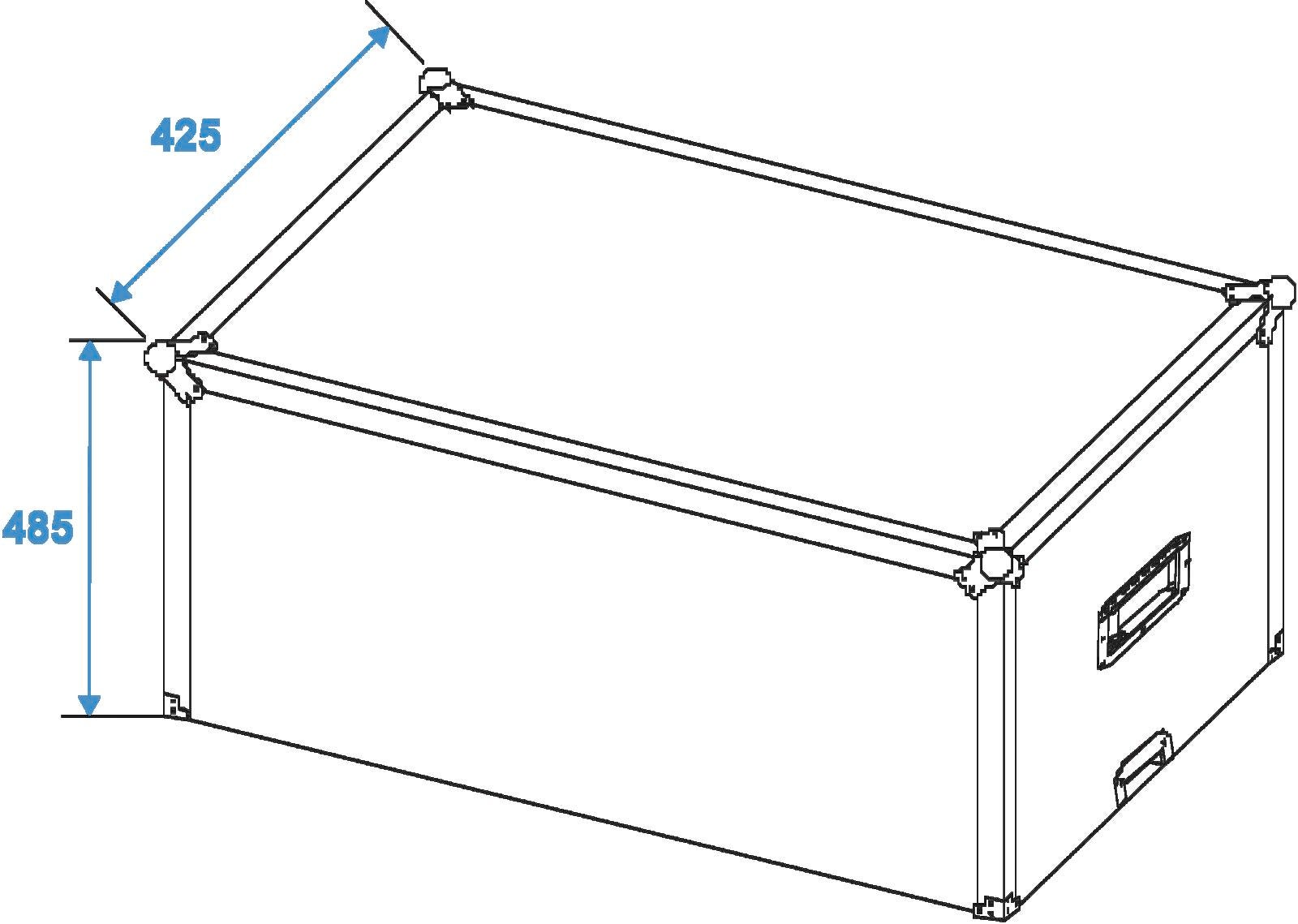 ROADINGER Flightcase Antari ICE-100/ICE-101   - Roadinger | Bellalite