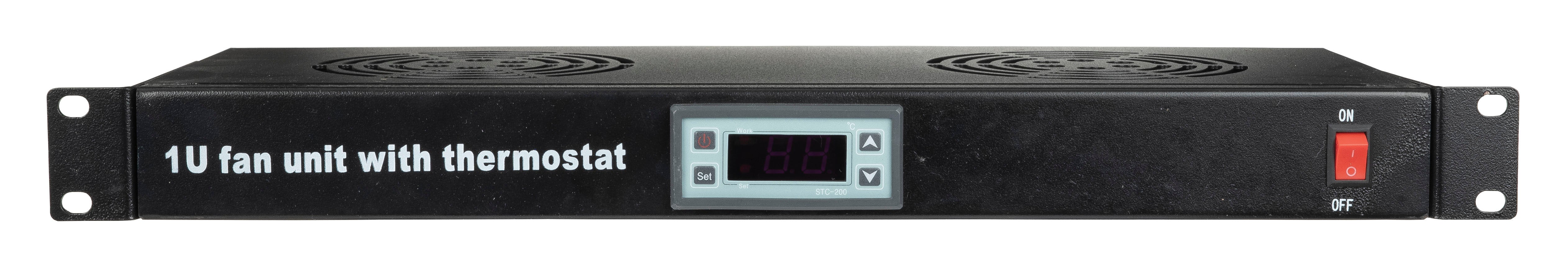 Fläkt Rackmonterad 19" 2-Way, 1U Fan Unit - Showgear | Bellalite