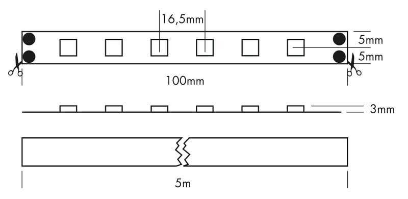 Flex Strip IP53 300 HE+ Mono, per meter - PROLED | Bellalite Flex Strip IP53 300 HE+ Mono, per meter - PROLED | Bellalite