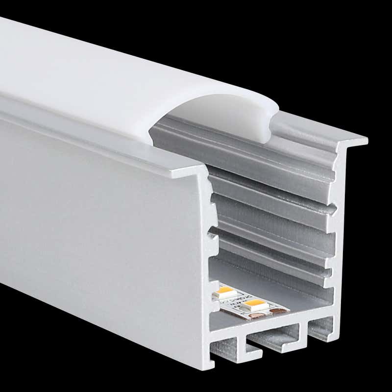 Aluminiumprofil M-Line Rec 24 ST, 2m - PROLED | Bellalite Aluminiumprofil M-Line Rec 24 ST, 2m - PROLED | Bellalite