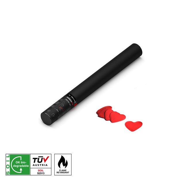 MAGICFX® Handheld Confetti Cannon 50cm Red Hearts - MagicFX | Bellalite MAGICFX® Handheld Confetti Cannon 50cm Red Hearts - MagicFX | Bellalite