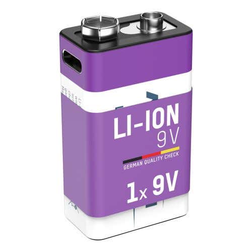 Li-ion Rechargeable battery 9V 340mAh 1-pack - Ansmann | Bellalite Li-ion Rechargeable battery 9V 340mAh 1-pack - Ansmann | Bellalite