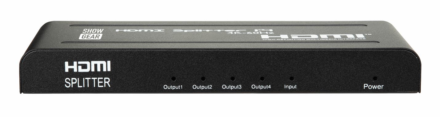 HDMI 2.0 Splitter 1 in 4 out - Showgear | Bellalite HDMI 2.0 Splitter 1 in 4 out - Showgear | Bellalite
