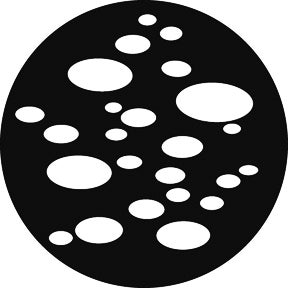 Pools of Light Metallgobo, M-Size (66mm) - Rosco | Bellalite
