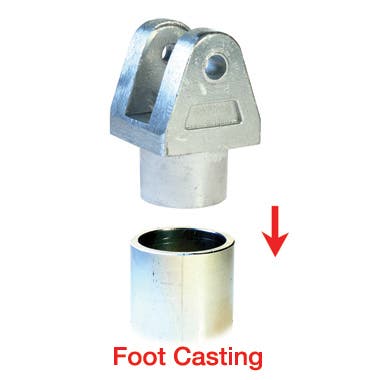 Doughty Round Shank Foot Casting - Doughty | Bellalite Doughty Round Shank Foot Casting - Doughty | Bellalite