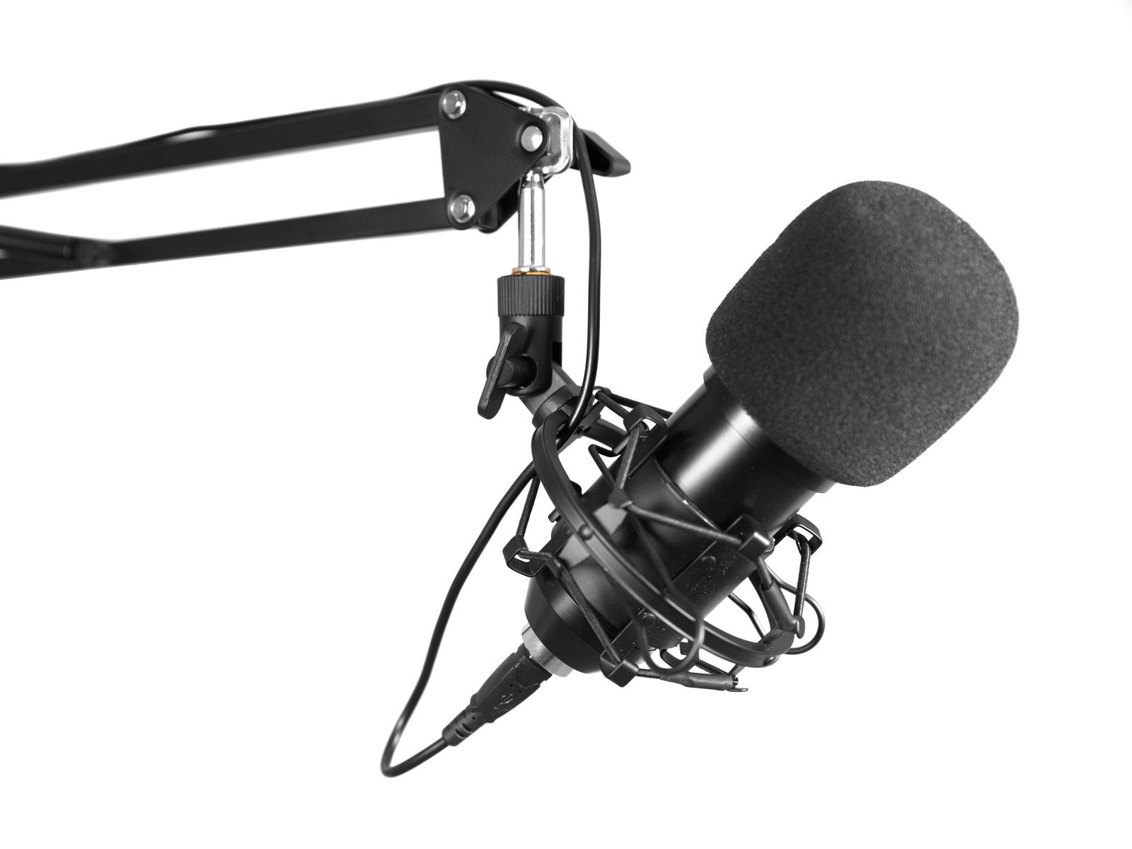 BMS-1C USB Condenser Broadcast Microphone Set Broadcast kit - Omnitronic | Bellalite