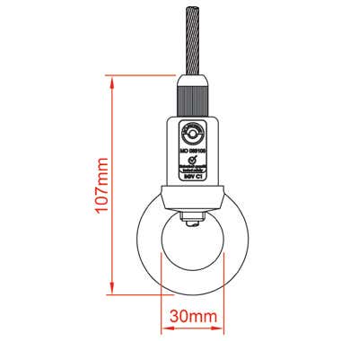Reutlinger 50SV II m. Ring 4mm - 80kg / 5mm - 130kg - Doughty | Bellalite Reutlinger 50SV II m. Ring 4mm - 80kg / 5mm - 130kg - Doughty | Bellalite