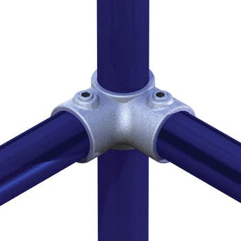 Pipeclamp Corner Plus Through Tube - Doughty | Bellalite Pipeclamp Corner Plus Through Tube - Doughty | Bellalite