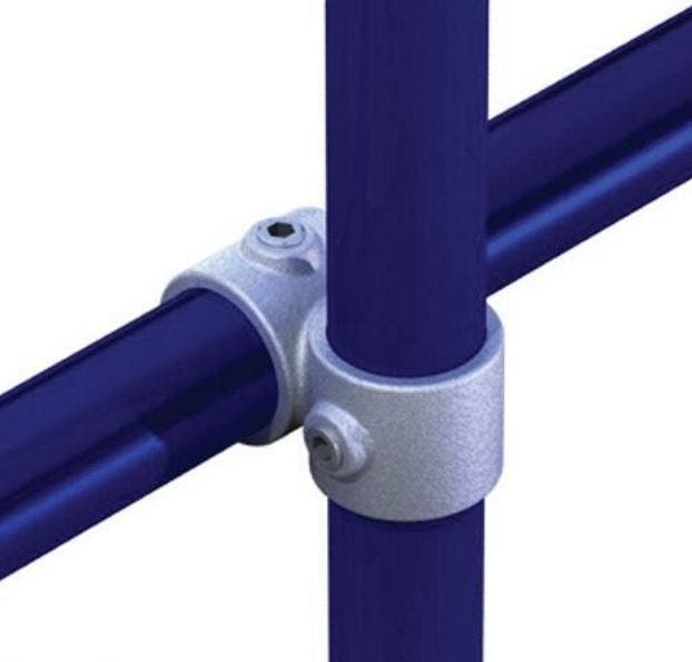 Pipeclamp Crossover 90° (Reducing 48,3 x 33,7) - Doughty | Bellalite Pipeclamp Crossover 90° (Reducing 48,3 x 33,7) - Doughty | Bellalite