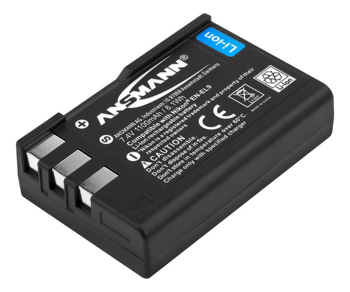 Kamerabatteri A-Nik EN EL 9 - Ansmann | Bellalite Kamerabatteri A-Nik EN EL 9 - Ansmann | Bellalite