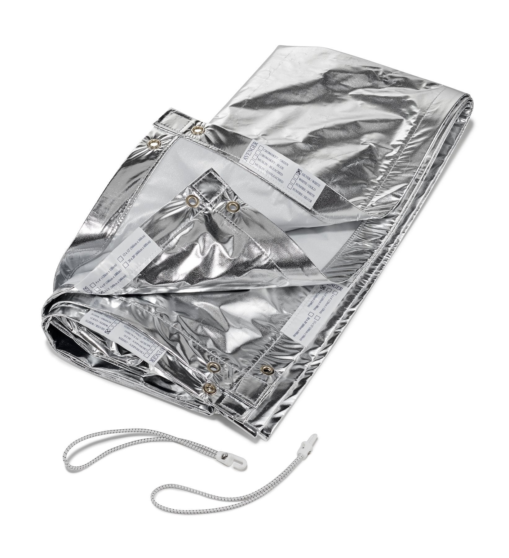 Avenger Textile Silver/White 360cm x 360cm - Avenger | Bellalite