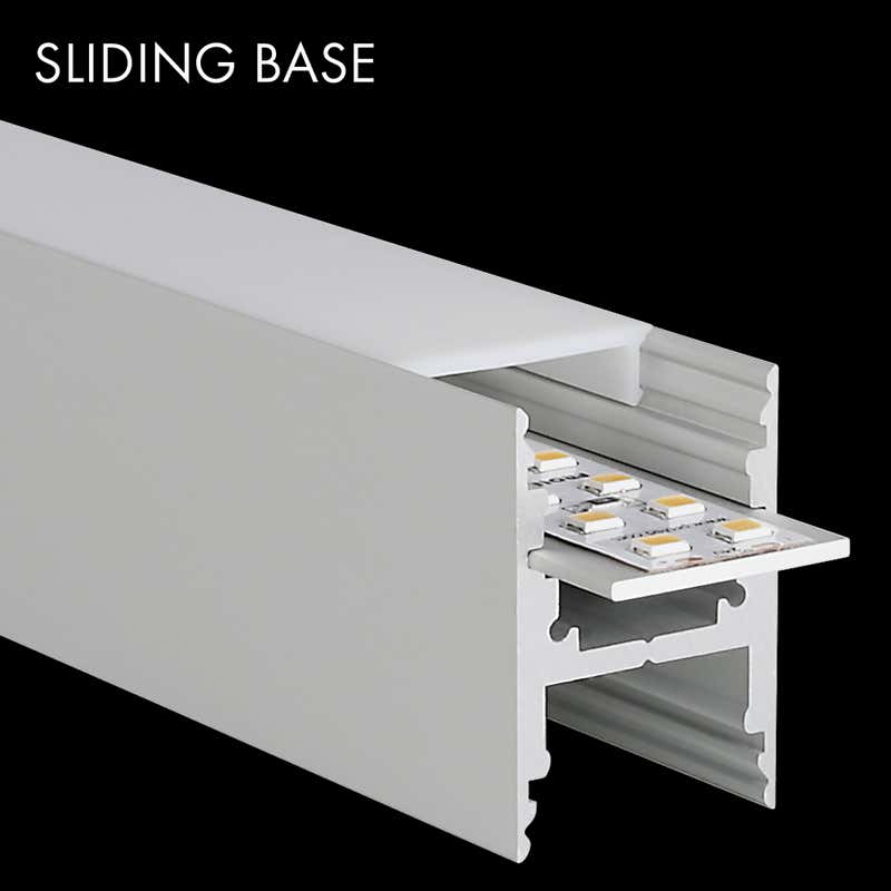 Aluminiumprofil M-Line H, 3m - PROLED | Bellalite Aluminiumprofil M-Line H, 3m - PROLED | Bellalite