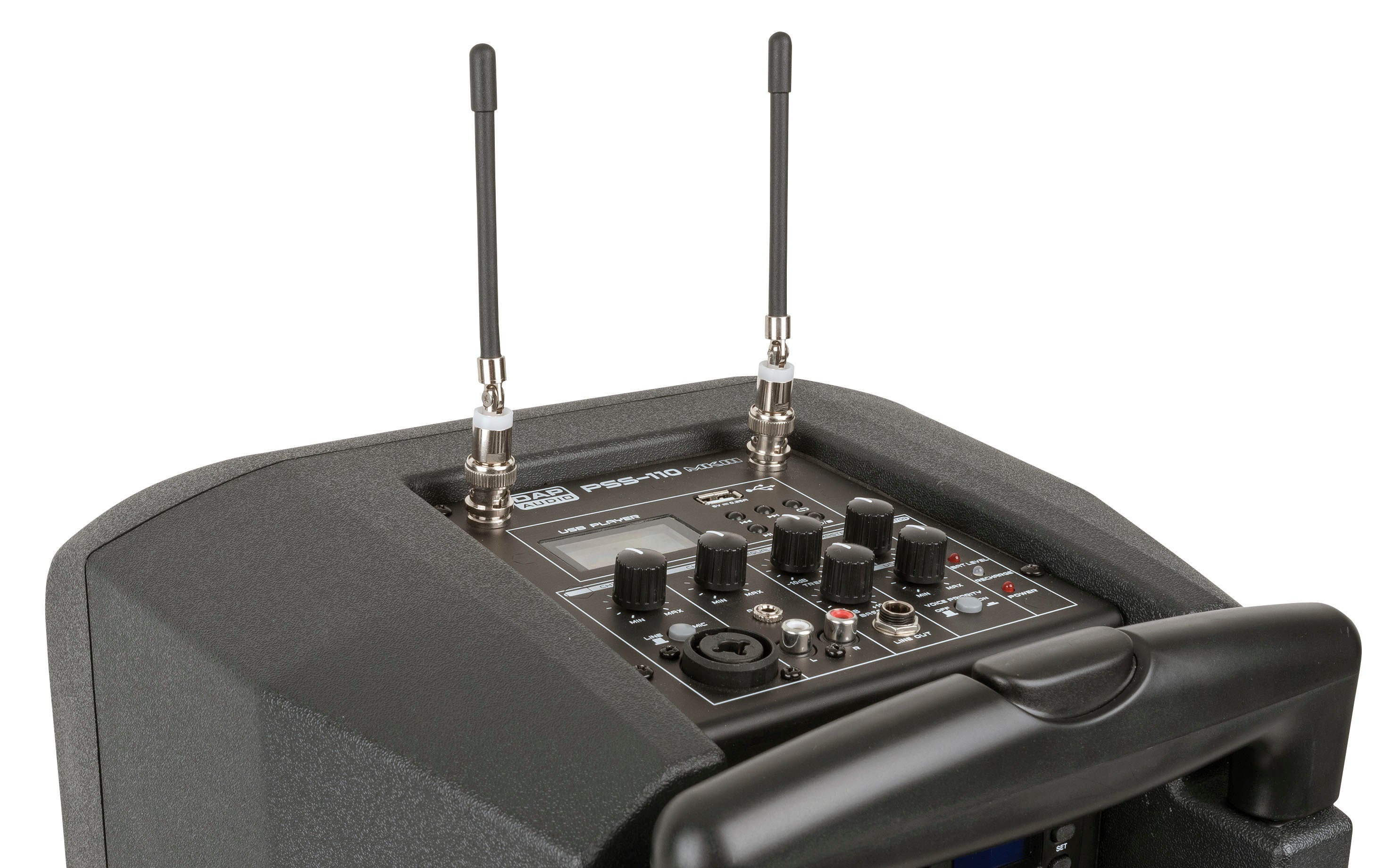 PSS-110 MKIII - 10" Battery Speaker 200 W RMS/400 W peak - incl. wireless microphone - DAP | Bellalite