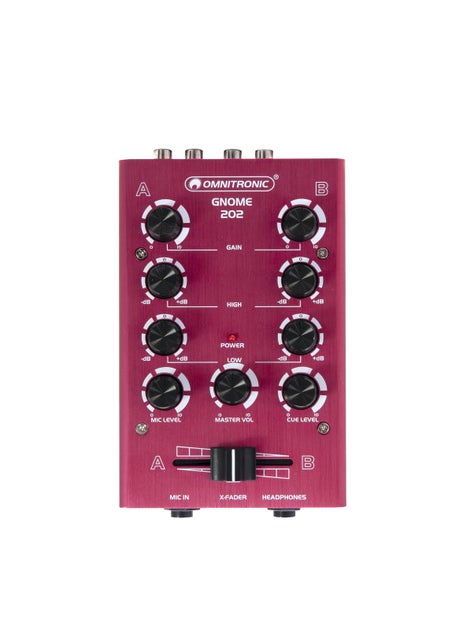 Ljudmixer GNOME-202 Mini Mixer - Omnitronic | Bellalite Ljudmixer GNOME-202 Mini Mixer - Omnitronic | Bellalite