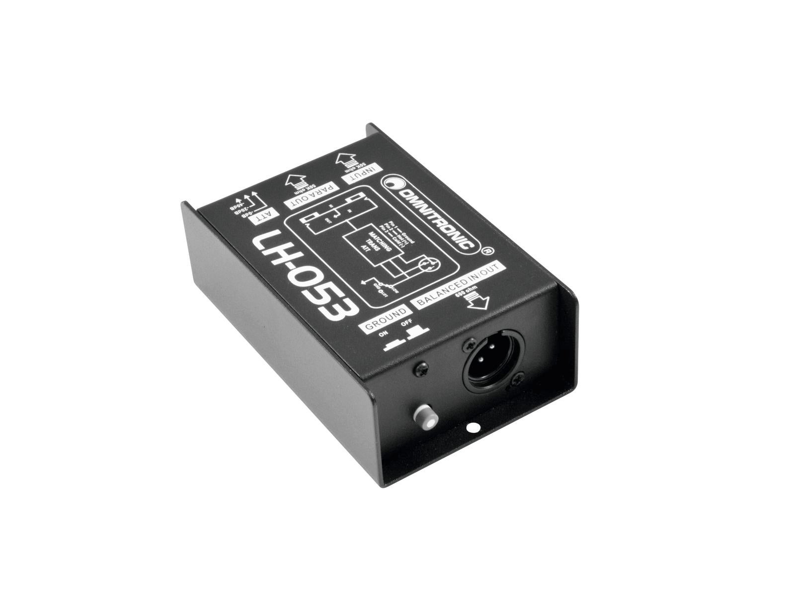 Little Helper LH-053 Passive DI Box  - Omnitronic | Bellalite