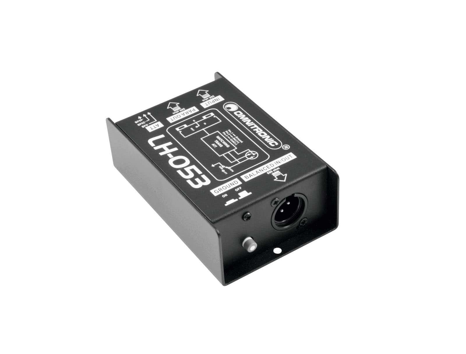 Little Helper LH-053 Passive DI Box - Omnitronic | Bellalite Little Helper LH-053 Passive DI Box - Omnitronic | Bellalite