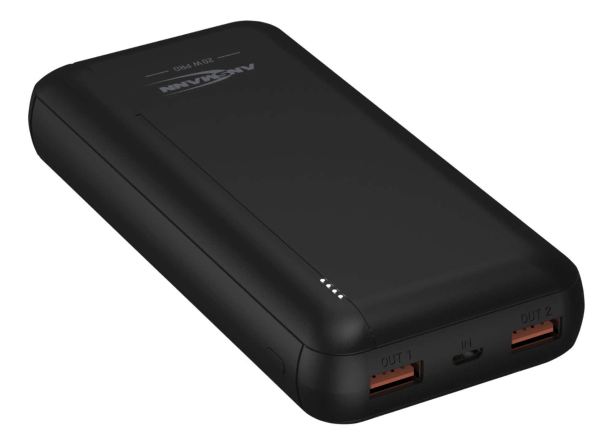 Powerbank 20000mAh 20W PB320PD 20000 mAh, Quick Charge 3.0 & Power Delivery (PD) - Ansmann | Bellalite