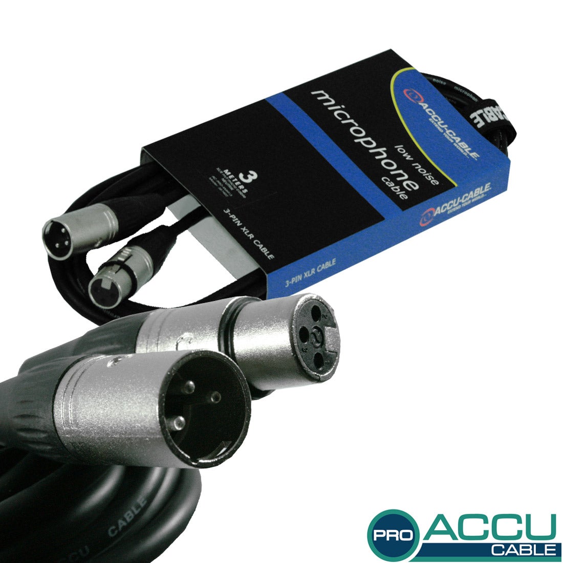 Mikrofonkabel Accu-Cable PRO XLR/XLR  - ADJ | Bellalite