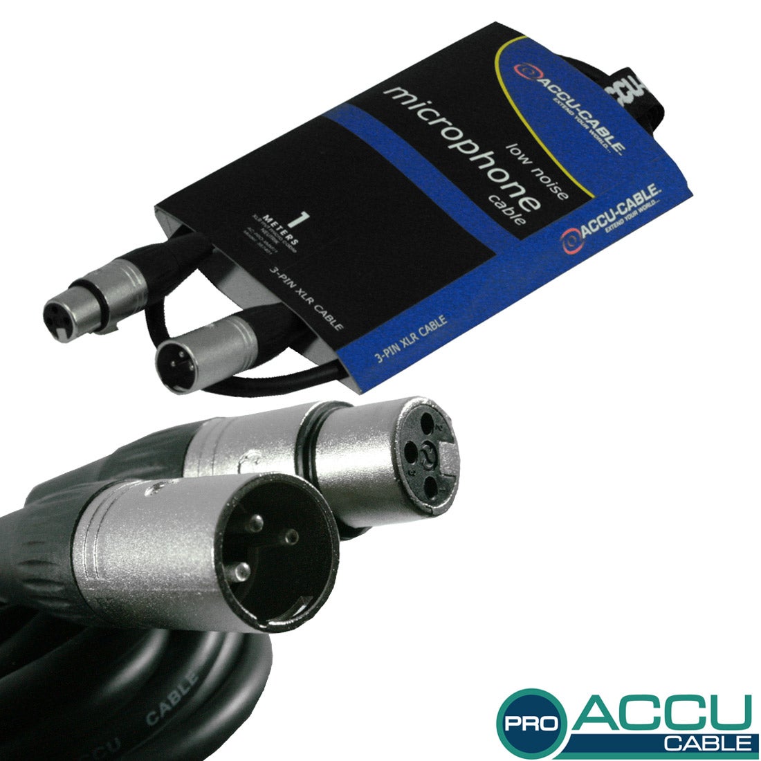 Mikrofonkabel Accu-Cable PRO XLR/XLR  - ADJ Retail | Bellalite