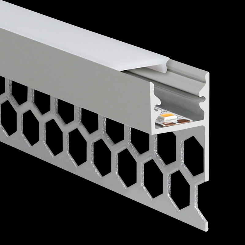 Aluminiumprofil S-Line Tiles Top, 3m Alu - PROLED | Bellalite