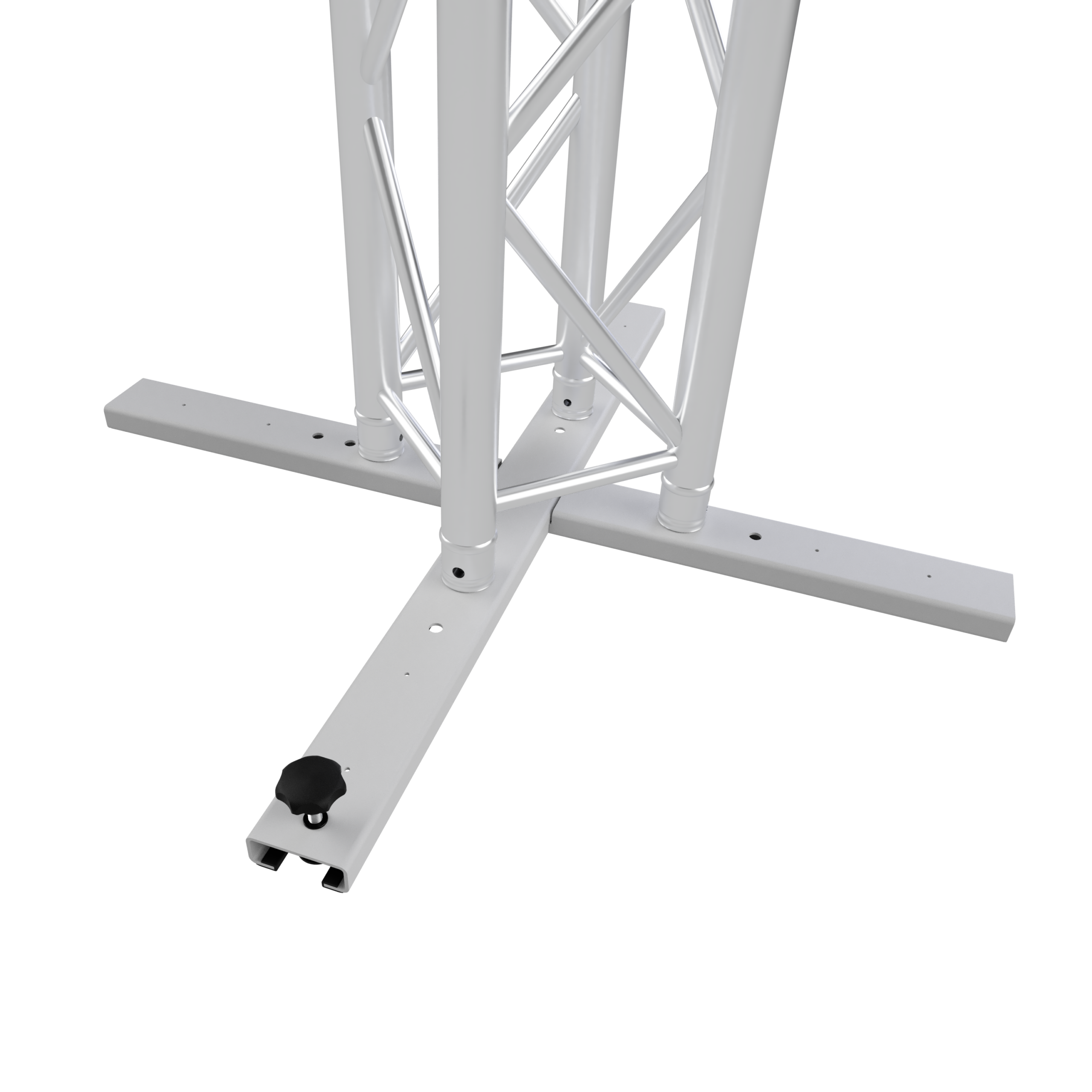 Vertitruss MXS-1000 Baseplate Silver, inkl. kopplingar - Vertitruss | Bellalite